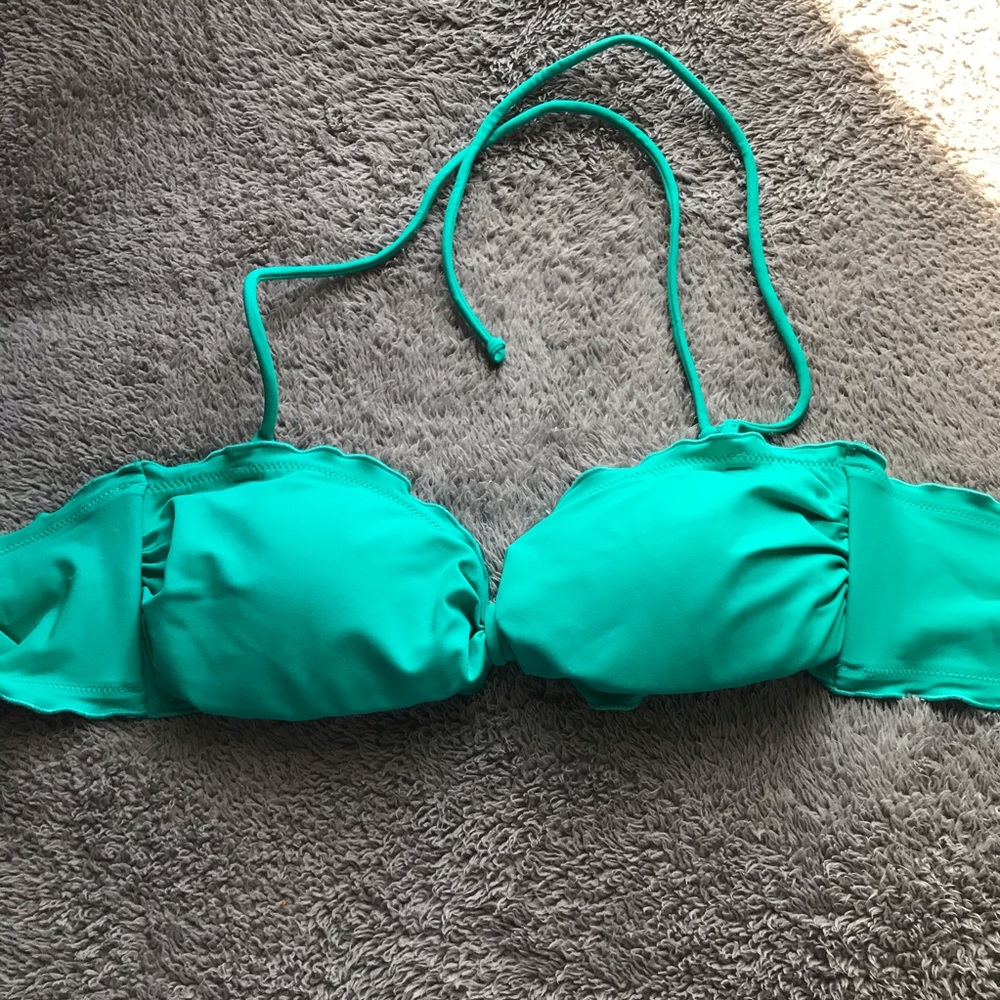 Victoria secret ruffle bandeau top